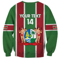 Custom Suriname Football Sweatshirt 2025 Go Natio Flag Color