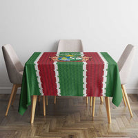 Custom Suriname Football Tablecloth 2025 Go Natio Flag Color