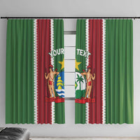 Custom Suriname Football Window Curtain 2025 Go Natio Flag Color