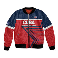 Custom Cuba Football Bomber Jacket 2025 Los Leones del Caribe