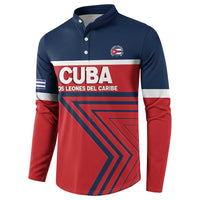 Custom Cuba Football Button Sweatshirt 2025 Los Leones del Caribe
