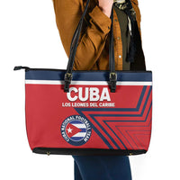 Cuba Football Leather Tote Bag 2025 Los Leones del Caribe