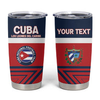 Custom Cuba Football Tumbler Cup 2025 Los Leones del Caribe