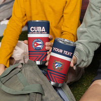 Custom Cuba Football Tumbler Cup 2025 Los Leones del Caribe