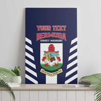 Custom Bermuda Football Canvas Wall Art 2025 Go Gombey Warriors - Blue