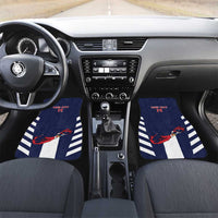 Custom Bermuda Football Car Mats 2025 Go Gombey Warriors - Blue