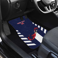 Custom Bermuda Football Car Mats 2025 Go Gombey Warriors - Blue
