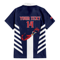 Custom Bermuda Football Family Matching Mermaid Dress and Hawaiian Shirt 2025 Go Gombey Warriors - Blue