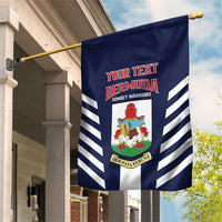 Custom Bermuda Football Garden Flag 2025 Go Gombey Warriors - Blue