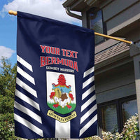 Custom Bermuda Football Garden Flag 2025 Go Gombey Warriors - Blue