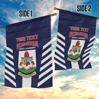 Custom Bermuda Football Garden Flag 2025 Go Gombey Warriors - Blue