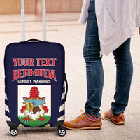 Custom Bermuda Football Luggage Cover 2025 Go Gombey Warriors - Blue