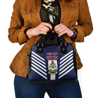 Custom Bermuda Football Shoulder Handbag 2025 Go Gombey Warriors - Blue