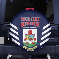 Custom Bermuda Football Spare Tire Cover 2025 Go Gombey Warriors - Blue