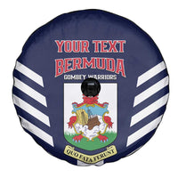 Custom Bermuda Football Spare Tire Cover 2025 Go Gombey Warriors - Blue
