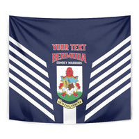 Custom Bermuda Football Tapestry 2025 Go Gombey Warriors - Blue