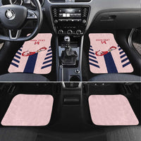 Custom Bermuda Football Car Mats 2025 Go Gombey Warriors - Pink