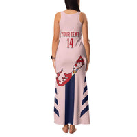 Custom Bermuda Football Family Matching Tank Maxi Dress and Hawaiian Shirt 2025 Go Gombey Warriors - Pink