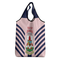 Custom Bermuda Football Grocery Bag 2025 Go Gombey Warriors - Pink