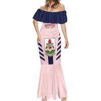 Custom Bermuda Football Mermaid Dress 2025 Go Gombey Warriors - Pink