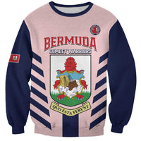 Custom Bermuda Football Sweatshirt 2025 Go Gombey Warriors - Pink