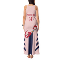 Custom Bermuda Football Tank Maxi Dress 2025 Go Gombey Warriors - Pink