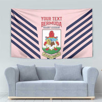 Custom Bermuda Football Tapestry 2025 Go Gombey Warriors - Pink