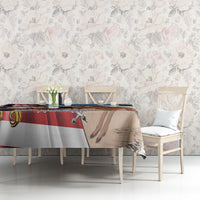 Personalised United States And Australia Tablecloth USA Eagle With Aussie Kangaroo - Wonder Print Shop