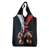 Custom Blues And Bombers Football Grocery Bag Together Sporty