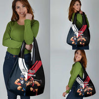Custom Blues And Bombers Football Grocery Bag Together Sporty