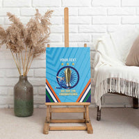 Personalised India Cricket Canvas Wall Art 2025 Men In Blue 3rd Champions Proud