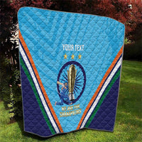 Personalised India Cricket Quilt 2025 Men In Blue 3rd Champions Proud