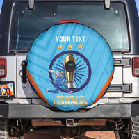 Personalised India Cricket Spare Tire Cover 2025 Men In Blue 3rd Champions Proud