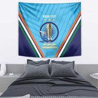 Personalised India Cricket Tapestry 2025 Men In Blue 3rd Champions Proud