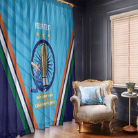 Personalised India Cricket Window Curtain 2025 Men In Blue 3rd Champions Proud
