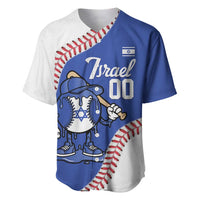 Israel 2026 Baseball Custom Baseball Jersey Go Champions Drip Style