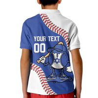 Israel 2026 Baseball Custom Kid Polo Shirt Go Champions Drip Style