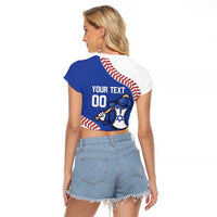 Israel 2026 Baseball Custom Raglan Cropped T Shirt Go Champions Drip Style