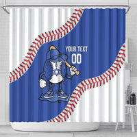 Israel 2026 Baseball Custom Shower Curtain Go Champions Drip Style