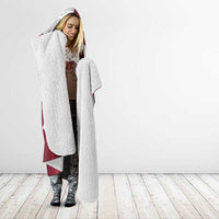 Latvia Hockey Custom Hooded Blanket Hedgehog Par Latviju!