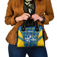 Sweden Hockey Custom Shoulder Handbag Tre Kronor Swedish Moose Mascot