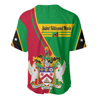 Saint Kitts and Nevis Baseball Jersey Coat Of Arms Style - Wonder Print Shop