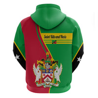 Saint Kitts and Nevis Hoodie Coat Of Arms Style - Wonder Print Shop