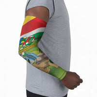 Seychelles National Day Personalized Arm Sleeves 50 Years Anniversary Lendepandans Sesel