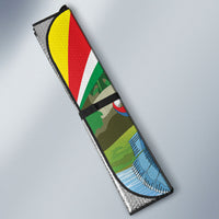 Seychelles National Day Auto Sun Shade 50 Years Anniversary Lendepandans Sesel