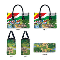 Seychelles National Day Leather Bag 50 Years Anniversary Lendepandans Sesel