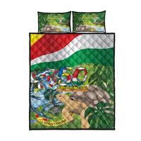 Seychelles National Day Quilt Bed Set 50 Years Anniversary Lendepandans Sesel
