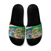 Seychelles National Day Slide Sandals 50 Years Anniversary Lendepandans Sesel