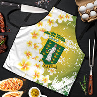 British Virgin Islands Day Apron Vigilate Plumeria Alba Coat Of Arms