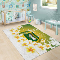 British Virgin Islands Day Area Rug Vigilate Plumeria Alba Coat Of Arms